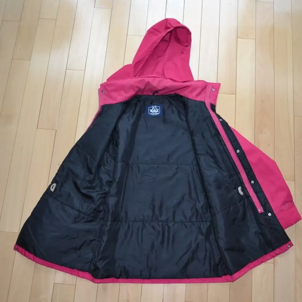 Vintage Woolrich Winter Parka Jacket Pink Size XL